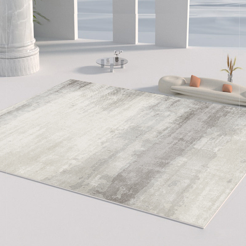 Multicolor Trendy Rug Polyester Carpet Rendering Traces Indoor Rug Anti-Slip Backing for Living Room
