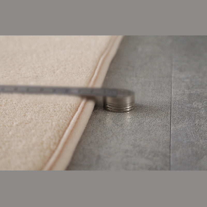 Casual Indoor Carpet Solid Color Polyester Area Rug Stain Resistant Carpet for Living Room