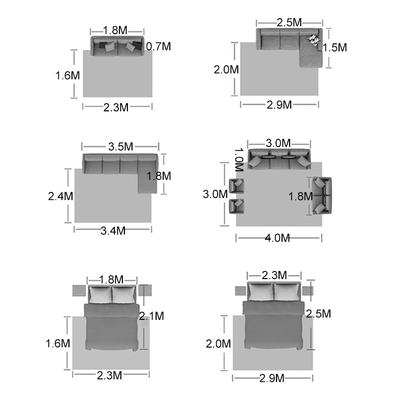 Grey Tone Simplicity Area Carpet Polyester Abstract lines Indoor Rug Washable Carpet for Living Room