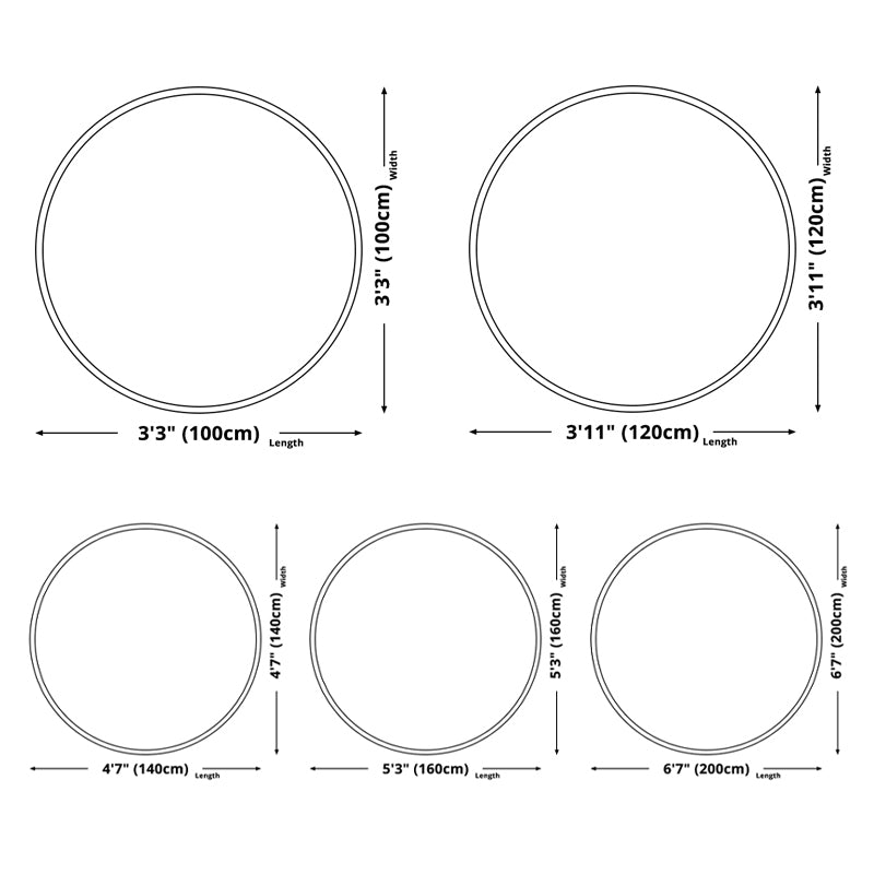 Modern Flamingo Printed Rug Round Polyester Area Carpet Non-Slip Backing Indoor Rug for Living Room