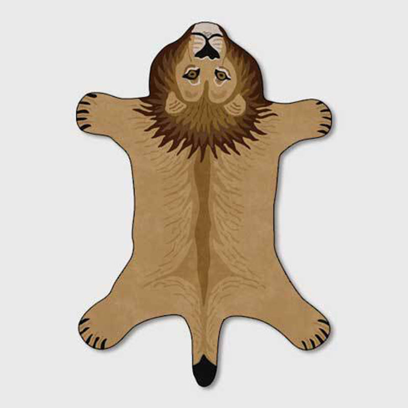 Tappeto di tappeto in poliestere di tappeti in poliestere per tappeti per leopardo leopardo per soggiorno resistente alle macchie per soggiorno