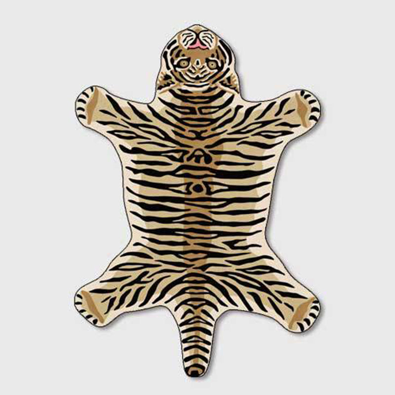 Tappeto di tappeto in poliestere di tappeti in poliestere per tappeti per leopardo leopardo per soggiorno resistente alle macchie per soggiorno
