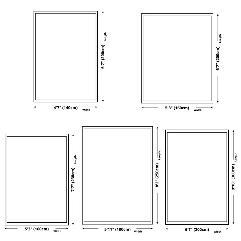 White Tone Modern Indoor Rug Polyester Color Blooming Carpet Non-Slip Backing Rug for Living Room