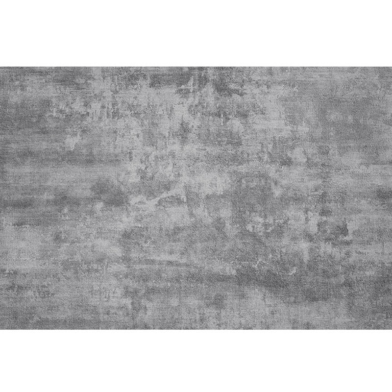 Solid Color Simple Indoor Rug Polyester Gradient Effect Carpet Non-Slip Backing Rug for Living Room