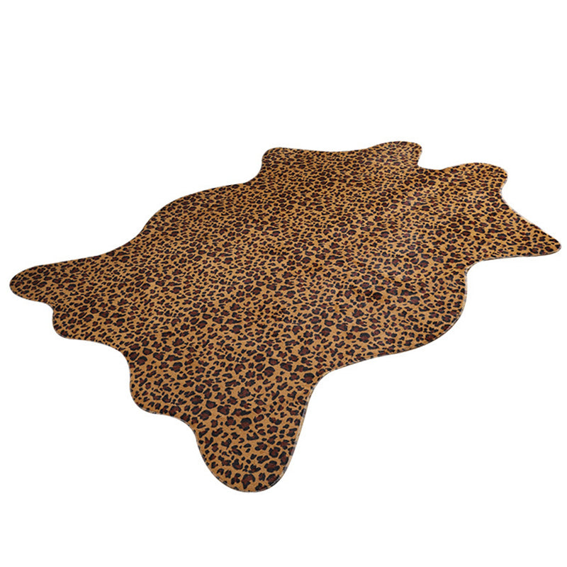 Tapis imprimé d'animaux tribaux Polyester tapis intérieur Tacler la zone résistante à la tache pour décoration domestique