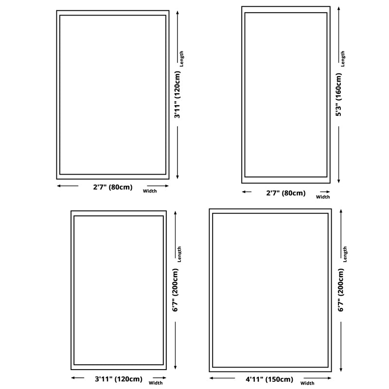 Modern Indoor Room Carpet Red Medallion Area Carpet Polyester Anti-Split Rug