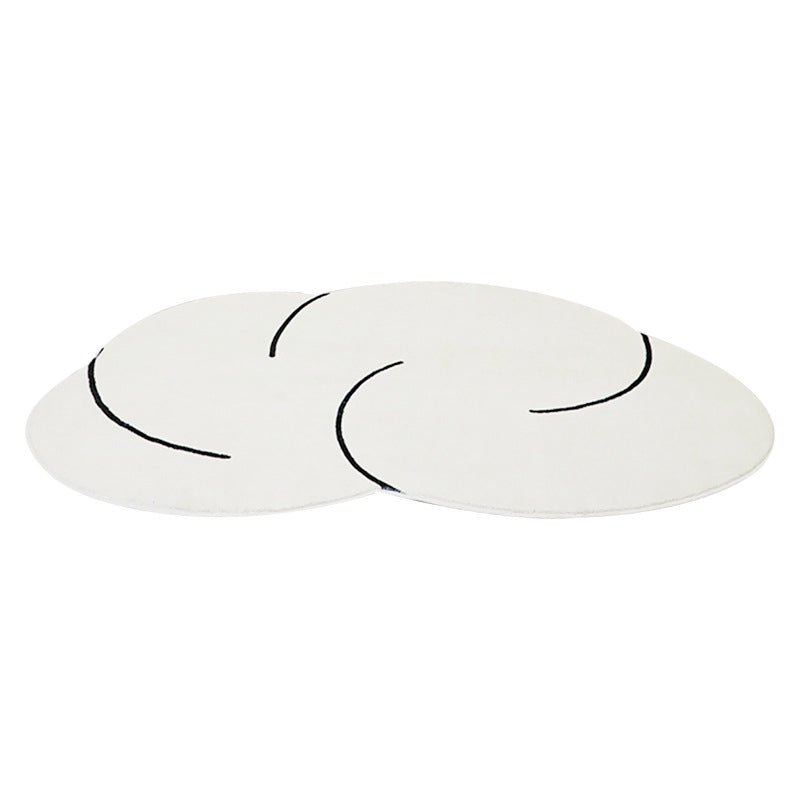 Tapis pur de couleur purement de tapis pure de tapis pure de tapis pur non split blanc pour salon pour le salon