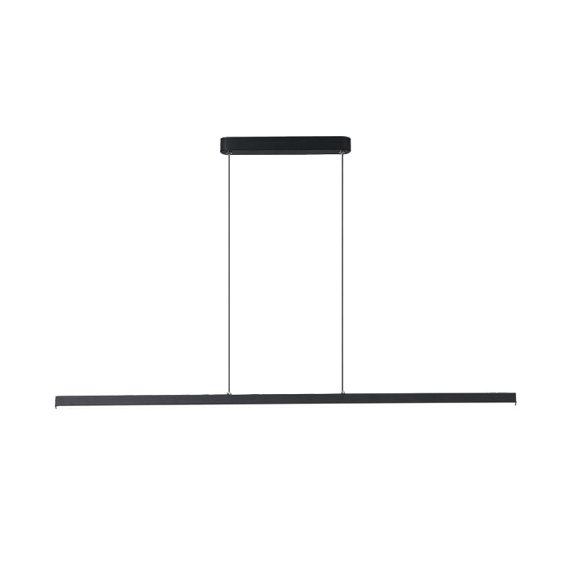 Modern Pendant Lighting for Kitchen Island Linear Pendant Lighting Hanging Lamp in Black