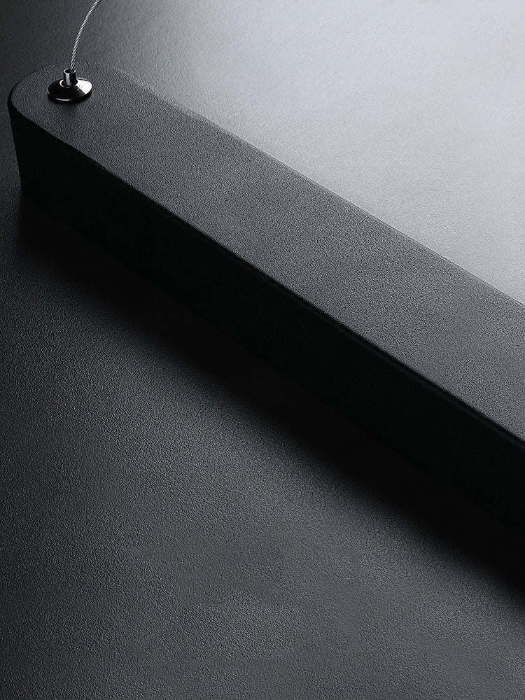 Modern Pendant Lighting for Kitchen Island Linear Pendant Lighting Hanging Lamp in Black