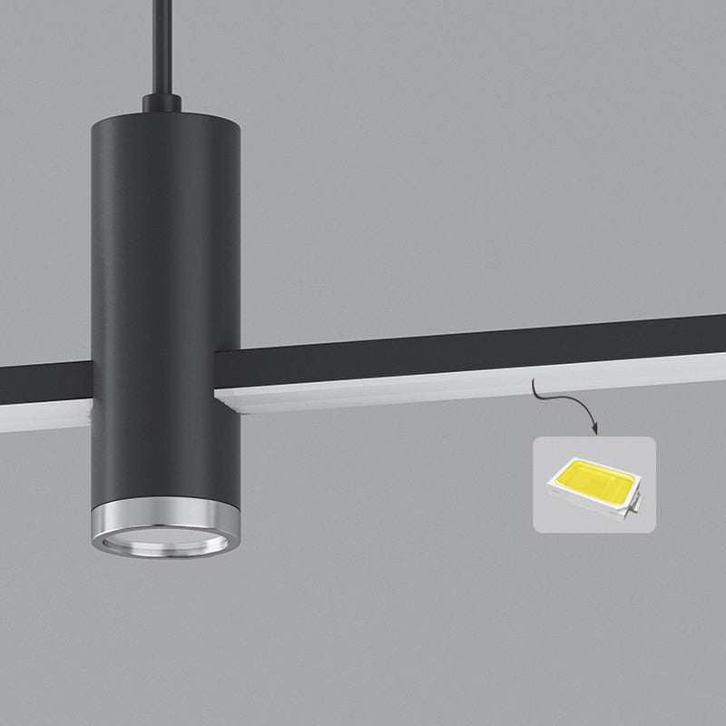 Lampadini del lampadario lineare Luci dell'isola Accensione a sospensione moderna per l'isola della cucina