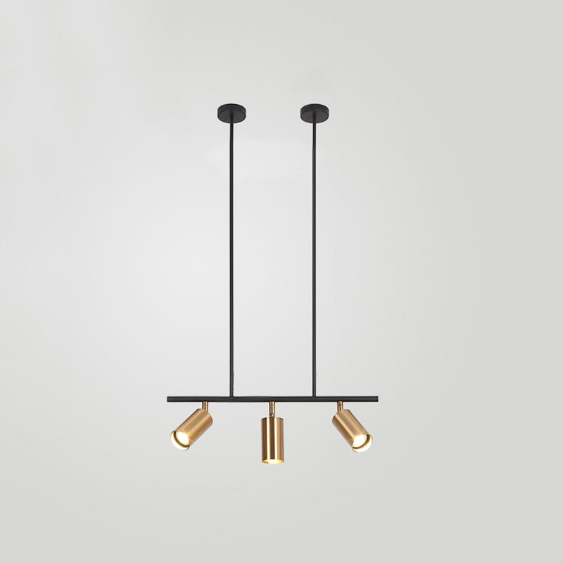 Linea de iluminación de la isla lineal colgante lineal lsland iluminación de la isla colgante luces en metal
