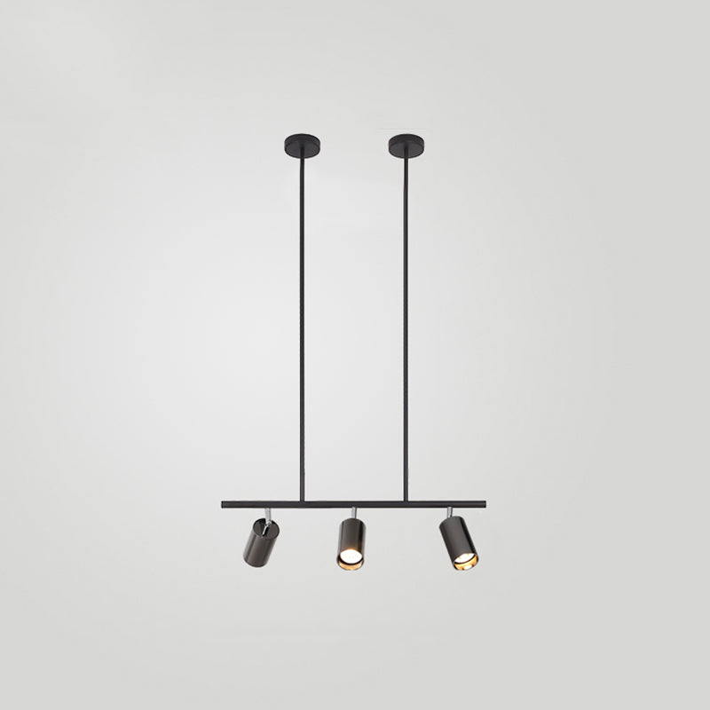 Linea de iluminación de la isla lineal colgante lineal lsland iluminación de la isla colgante luces en metal