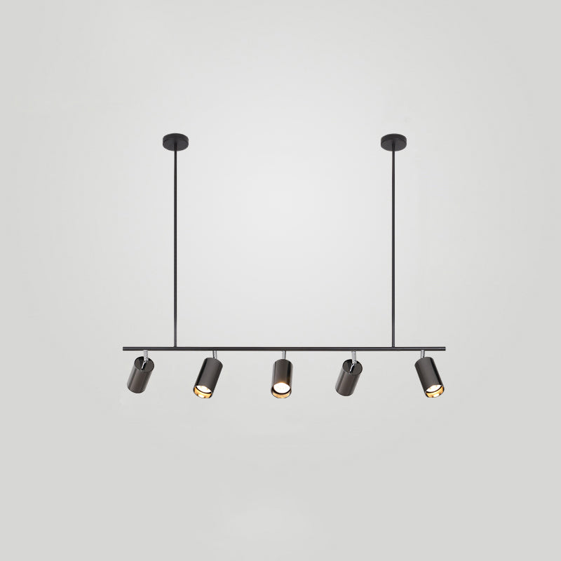 Linea de iluminación de la isla lineal colgante lineal lsland iluminación de la isla colgante luces en metal