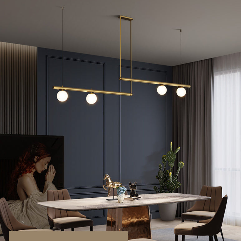 3 Light Kitchen Island Pendant Linear Chandelier Contemporary Island Lighting