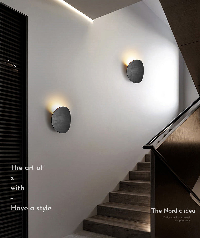 Contemporary Sconce Light Fixtures Aluminum Wall Lamp Sconce for Bedroom