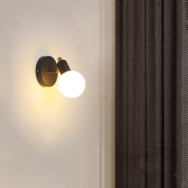 Glas moderne leeswandwandeling wereldwijd 1 licht wandgemonteerd licht voor slaapkamer