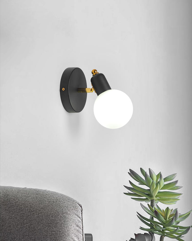 Glas moderne leeswandwandeling wereldwijd 1 licht wandgemonteerd licht voor slaapkamer