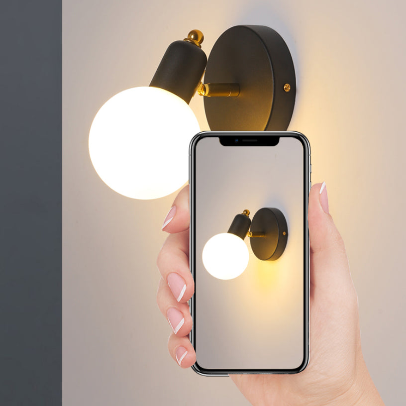 Glas moderne leeswandwandeling wereldwijd 1 licht wandgemonteerd licht voor slaapkamer