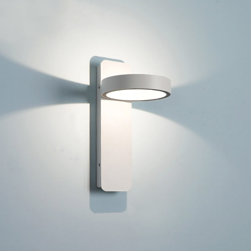 Lampade a 1 luci di minimalismo Light Frepfurs Sconce lampade da parete in ferro per camera da letto