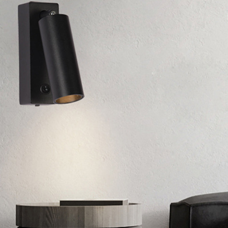 Moderna lampada da parete a parete in alluminio a 1 luce Sfonce a parete regolabile per camera da letto