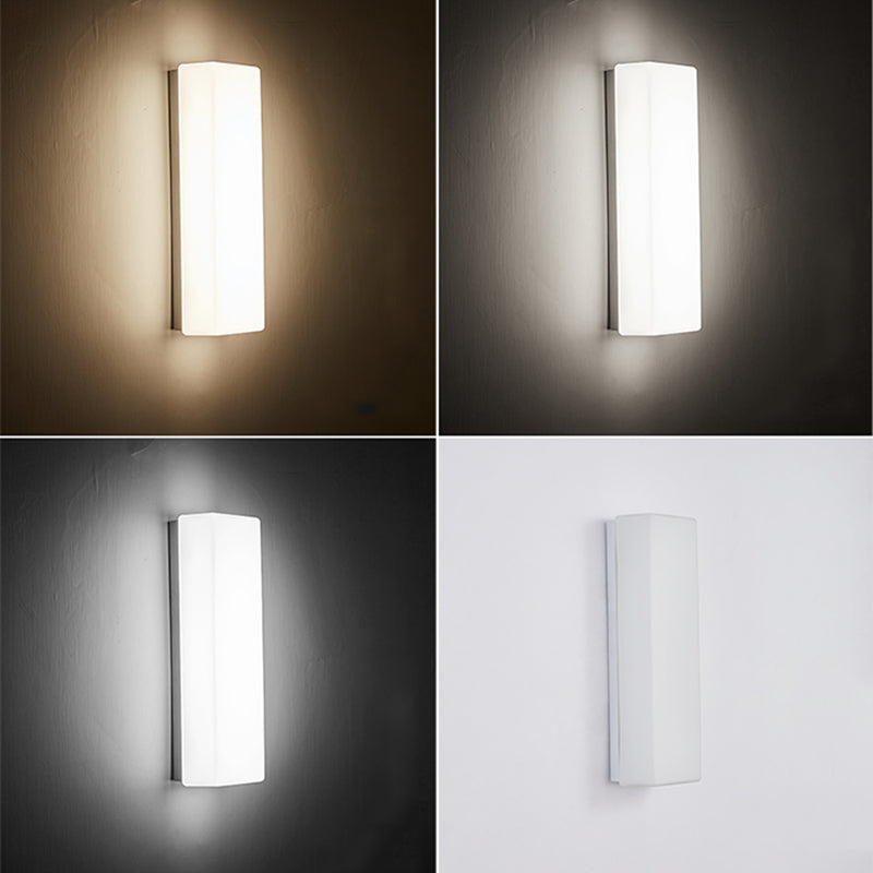 Modern Simple Fashion Style Linear Shade Wall Sconce Metal 1 Light Sconces in