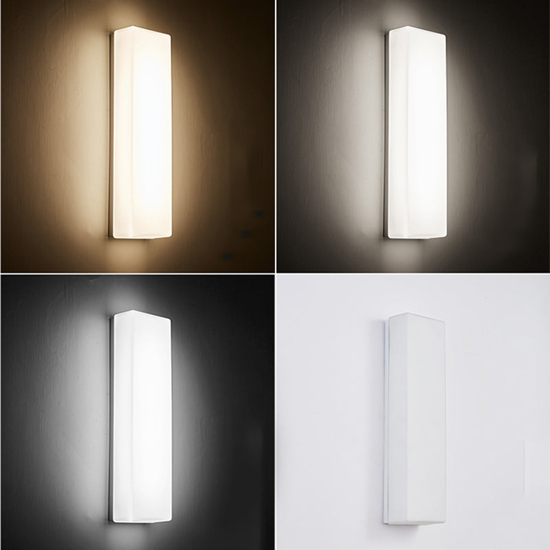 Modern Simple Fashion Style Linear Shade Wall Sconce Metal 1 Light Sconces in