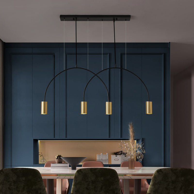 4 Light Kitchen Island Pendant Linear Pendant Lighting Island Light Fixtures