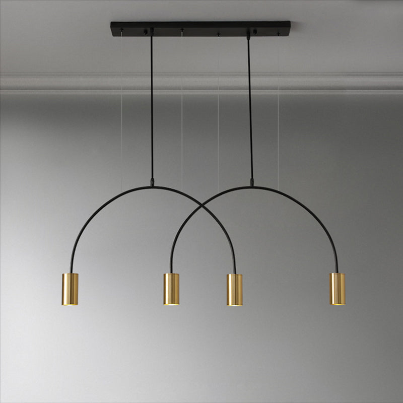 4 Light Kitchen Island Pendant Linear Pendant Lighting Island Light Fixtures