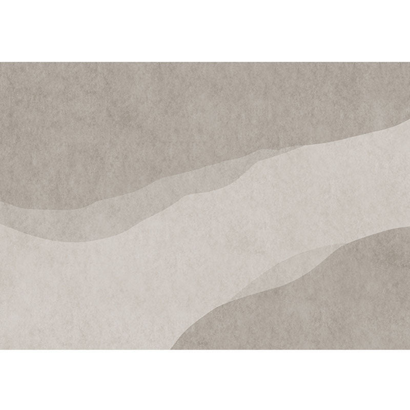 Gray Tone Nordic Area Carpet Polyester Color Blooming Indoor Rug Easy Care Carpet for Living Room