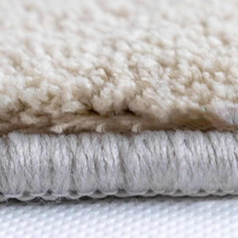 Apricot Tone Luxury Area Rug Polyester Blooming Traces Carpet Easy Care Rug for Home Decoration