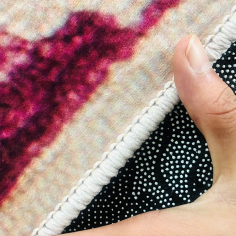 Distinctive Americana Indoor Rug Colorful Tribal Classicism Rug Washable Carpet for Living Room