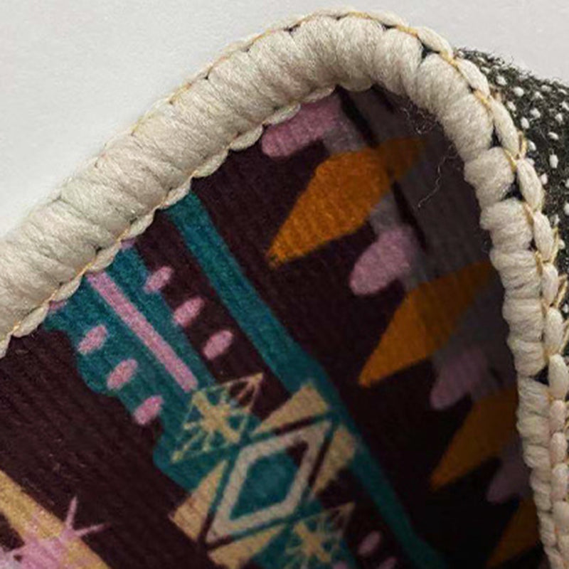 Traditioneller Persischer Teppich Glamblumen gedruckter Teppichfleckfest -Resistent Teppich für Wohnkultur