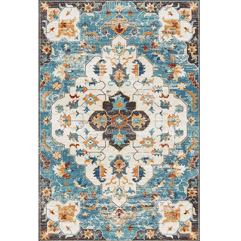 Shabby Chic Indoor Rug Distressed Victorian Carpet Polypropylene Easy Care Rug for Home Decoration