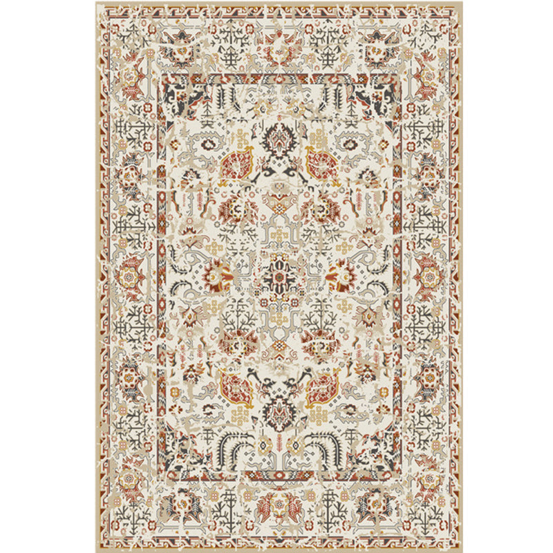 Shabby Chic Indoor Rug Distressed Victorian Carpet Polypropylene Easy Care Rug for Home Decoration