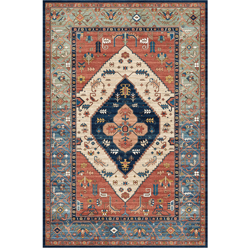 Shabby Chic Indoor Rug Distressed Victorian Carpet Polypropylene Easy Care Rug for Home Decoration