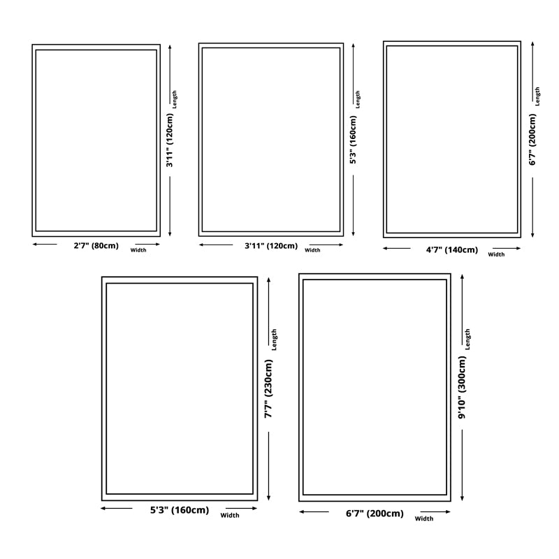 Solid Color Ink Traces Rug Polyester Modern Carpet Non-Slip Backing Area Rug for Home Decoration