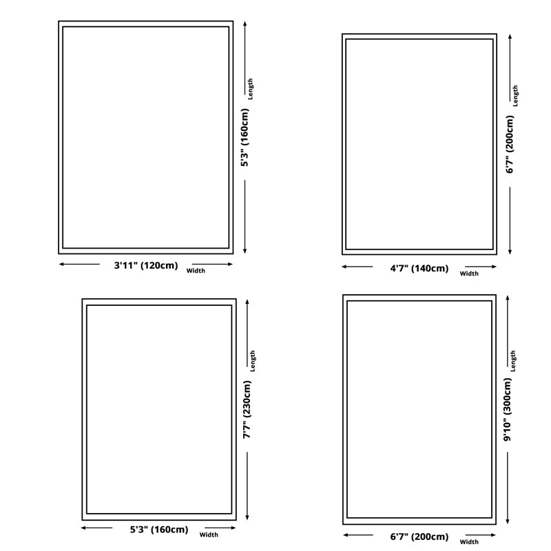 Traditional Home Decoration Carpet Symmetry Print Polyester Indoor Rug Stain Resistant Area Carpet