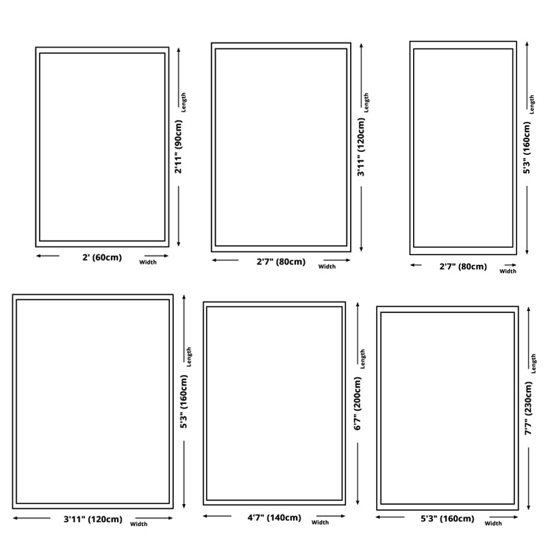 Yellow Modern Area Rug Polyester Area Carpet Anti-Slip Backing Rug for Home Decoration