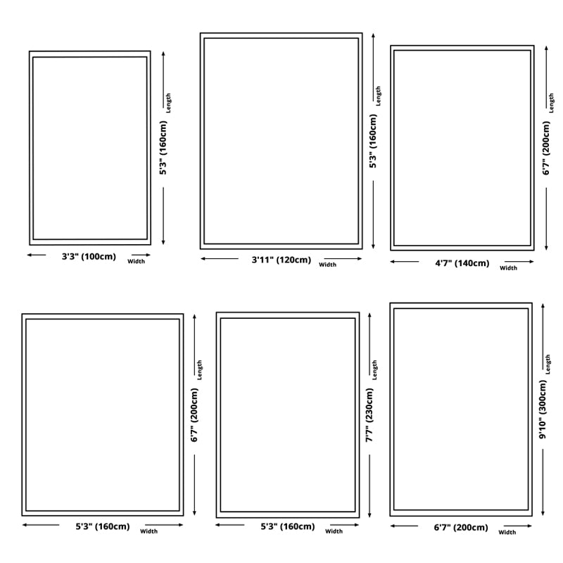 Nostalgia Tribal Pattern Area Rug Polyester Carpet Pet Friendly Indoor Carpet for Home Decoration