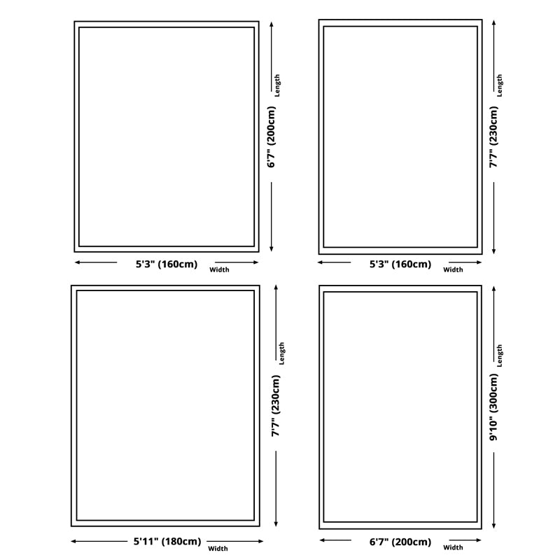 Navy Living Room Rug Modern Medallion Area Rug Polyester Washable Carpet for Home Decor