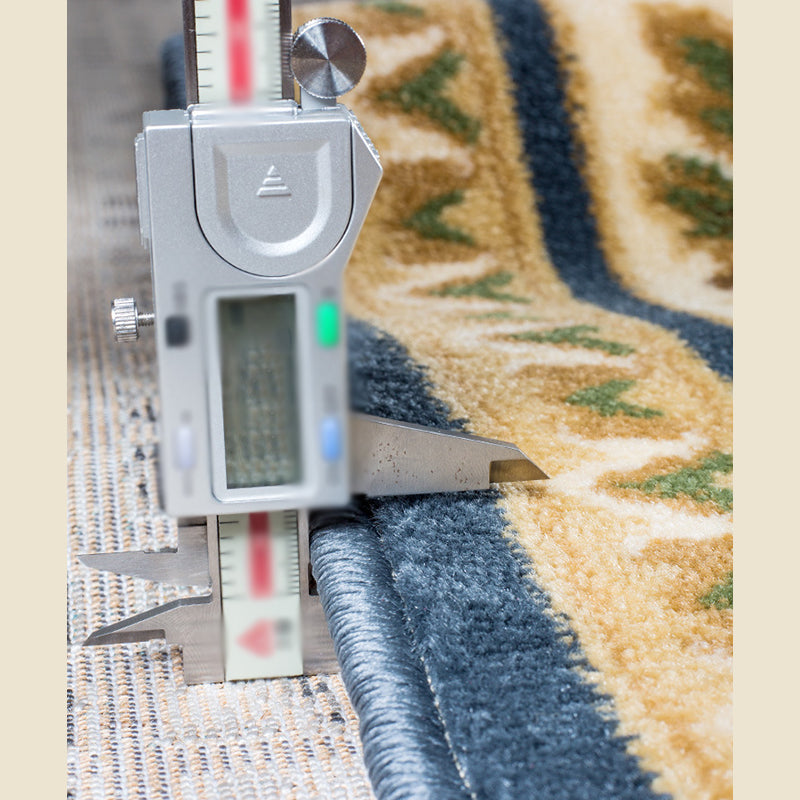 Gorgeous European Rug Classic Flower Print Carpet Polyester Stain Resistant Rug for Home Decor