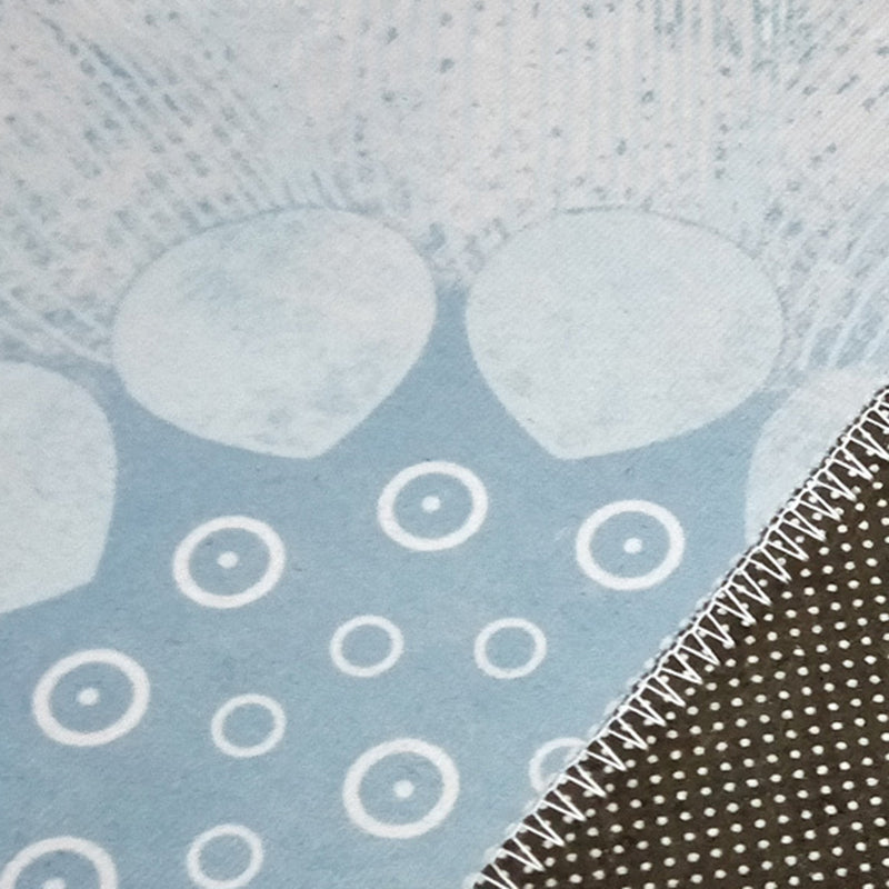 Buntes Teppich aus der Mitte des Jahrhunderts künstlerischer blumbarer Teppich Friendliger waschbarer Teppich für Wohnkultur