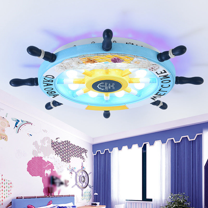 Anchor Flush Mount Ceiling Light 1 Light Acrylic Kids Flush Mount Ceiling Light for Bedroom