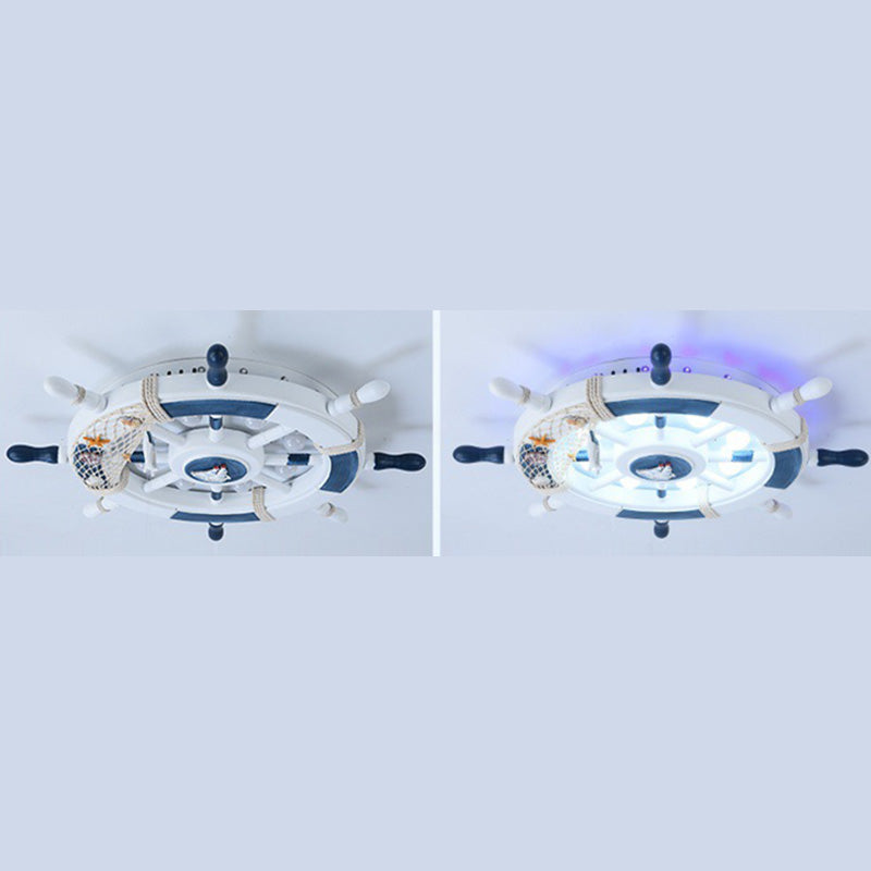 Anchor Flush Mount Ceiling Light 1 Light Acrylic Kids Flush Mount Ceiling Light for Bedroom