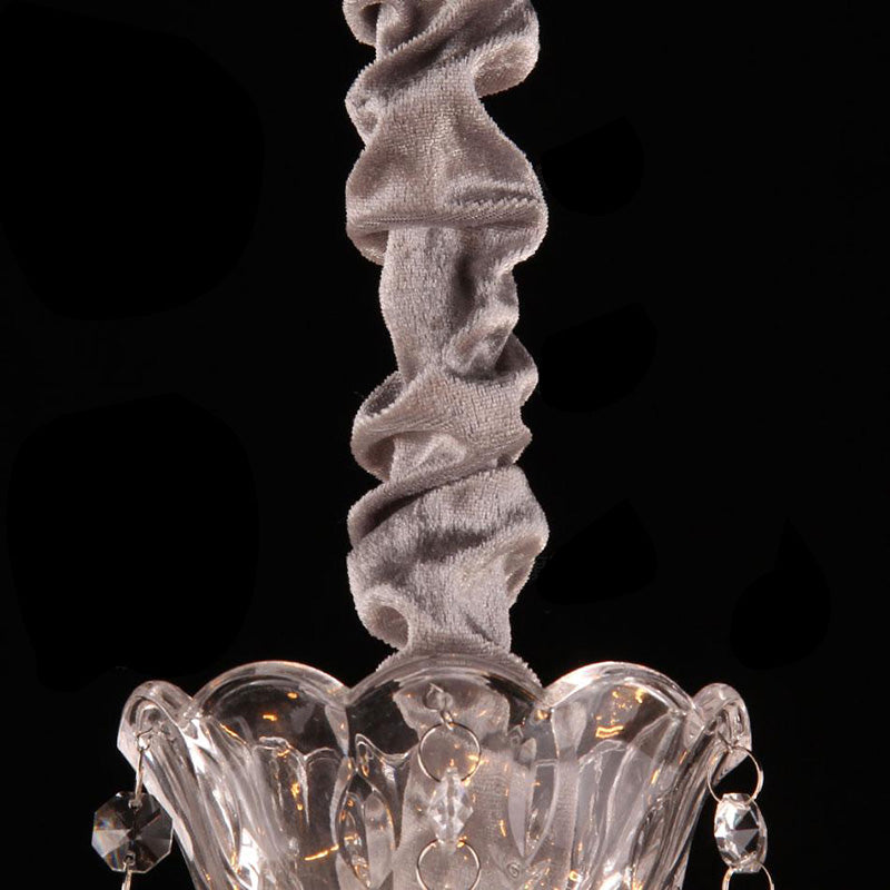 Lámpara de araña de velas iluminación de vidrio tradicional iluminación para restaurante