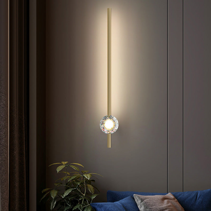 Modern Simplicity Linear Wall Mounted Light Fixture Acrylic Wall Mount Light Fixture for Bedroom