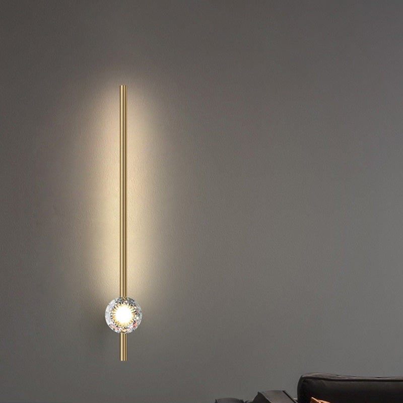 Modern Simplicity Linear Wall Mounted Light Fixture Acrylic Wall Mount Light Fixture for Bedroom