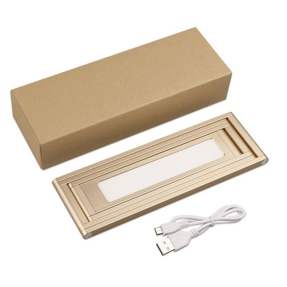 Opvouwbare lineaire LED -tafellamp creatief minimalistisch metalen slaapkamer leeslicht