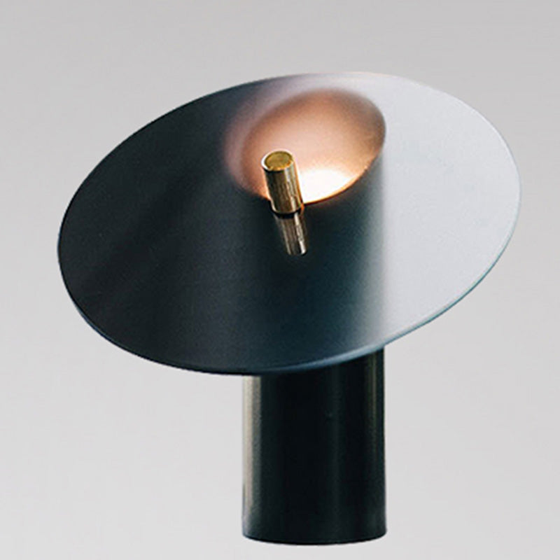 Lámpara de mesa geométrica de estilo posmoderno vidrio 1 sala de estar de la sala de estar luz