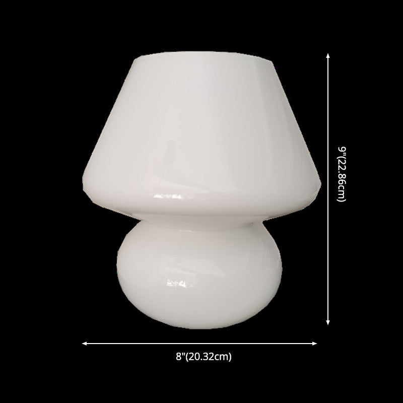Champignon schaduw glas tafel licht modern 1 lamp nachtstandaardlamp voor slaapkamer